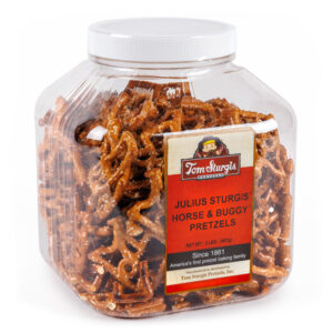 Horse & Buggy Pretzels - Large Storage Jar