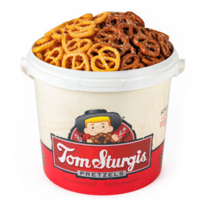 Little Ones® Pretzels & Little Cheesers Pretzels - Decorative Plastic Tub