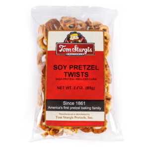 High Protein, Low Carb Soy Based Pretzels - 12-3 Ounce Bags