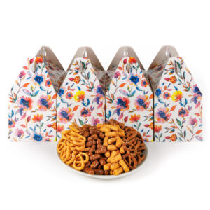 Bite Size Pretzels Small Gable Tote - 4 pack totes