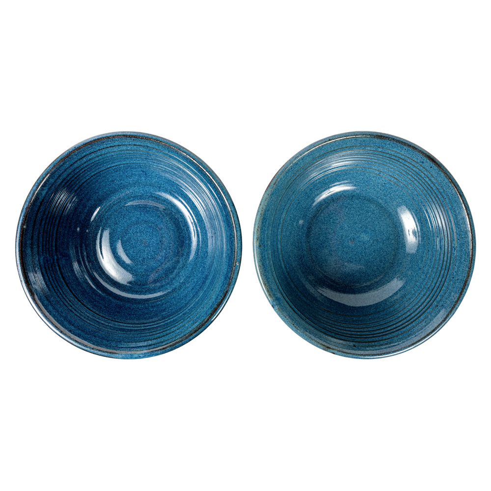 MudWorks Pottery Pretzel Bowl with Pretzels - Image 3